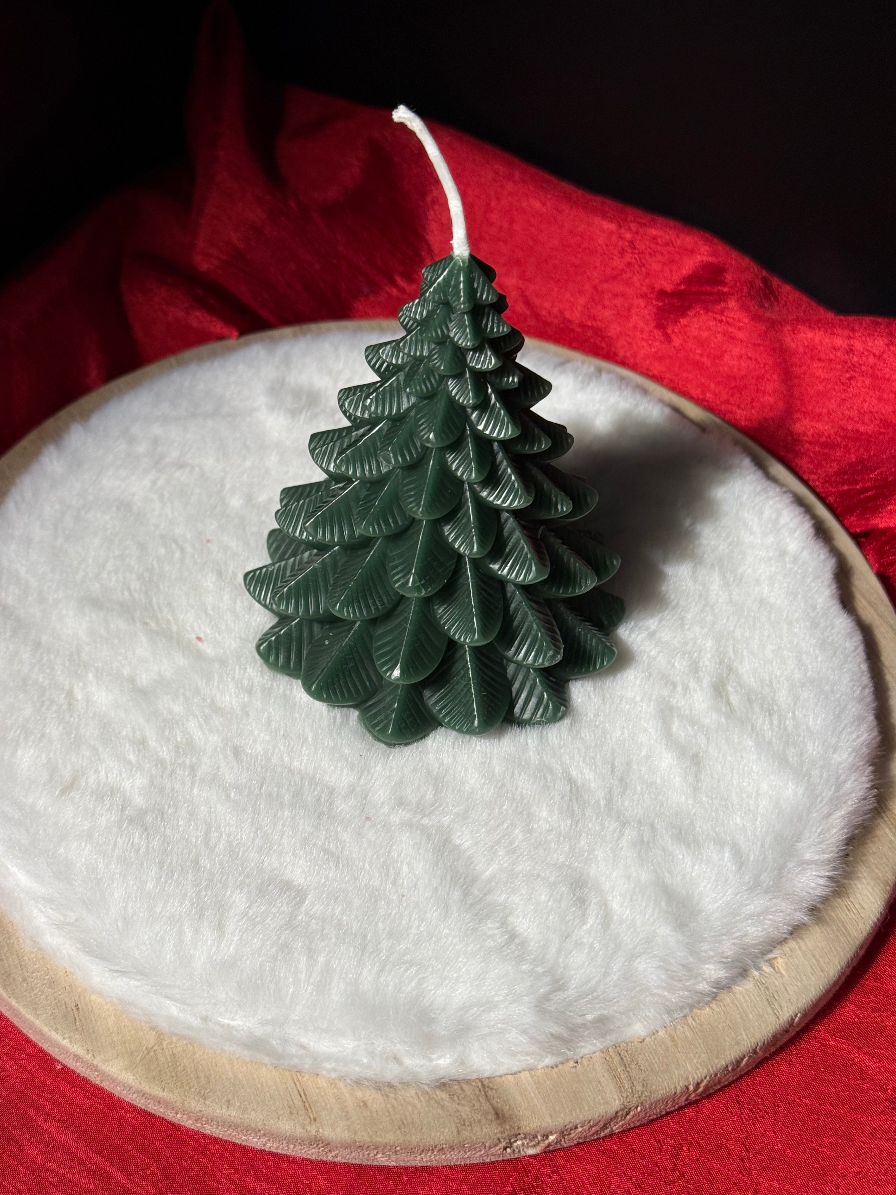 Holiday Pine Tree Candle — Handmade Soy Wax