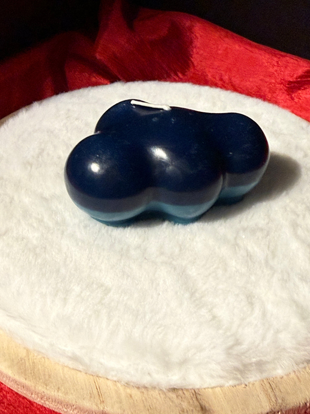 Blackberry Silk Cream Cloud Candle — Handmade Soy Wax