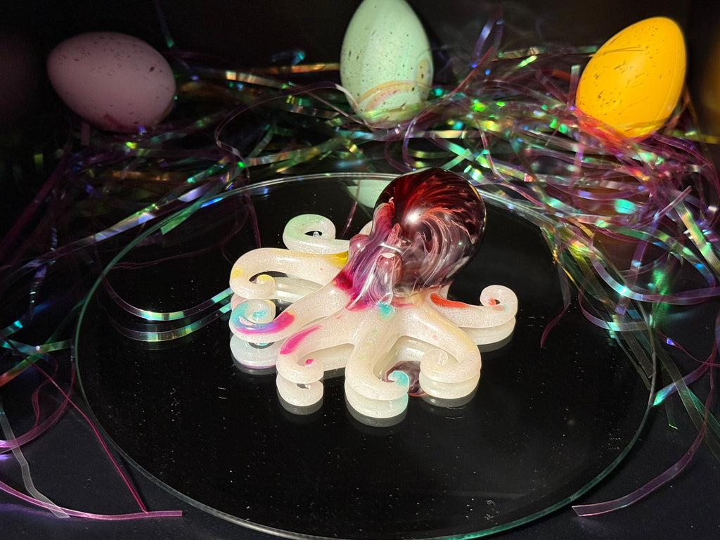 Spring Rainbow Resin Octopus