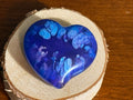 Purple Blue Smudge Pocket Hug Heart