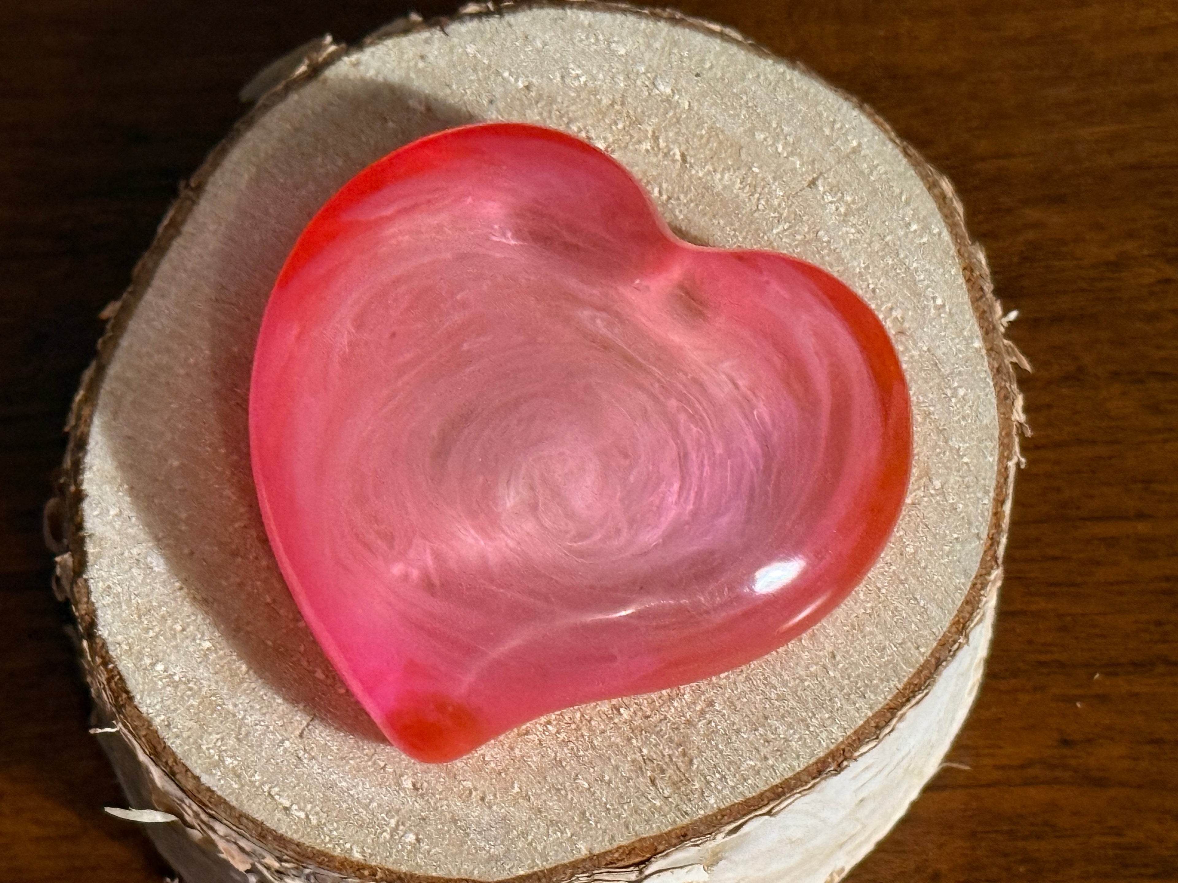 Pink Swirl Pocket Hug Heart