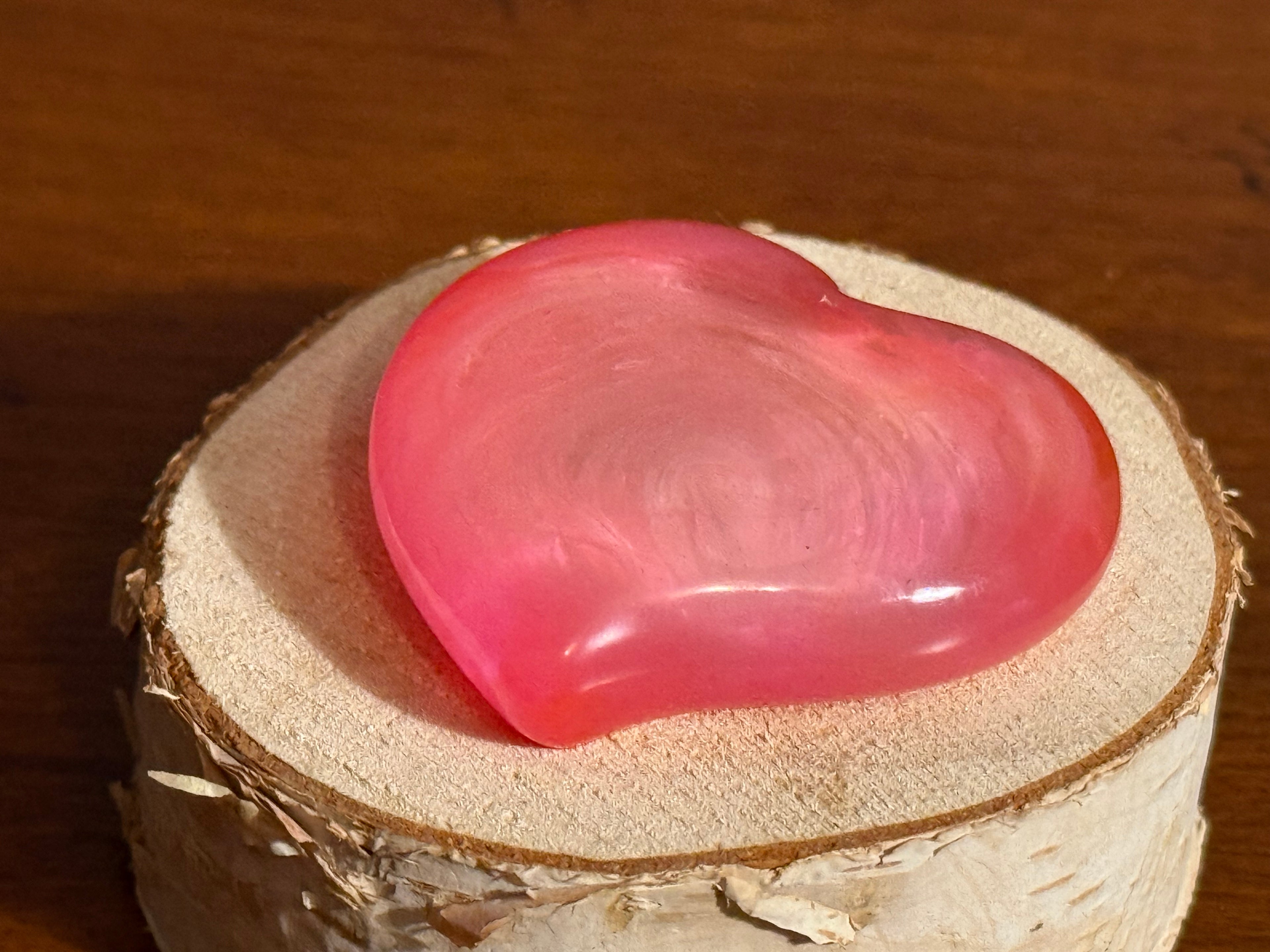 Pink Swirl Pocket Hug Heart