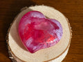Pink & White Ink Spread Pocket Hug Heart