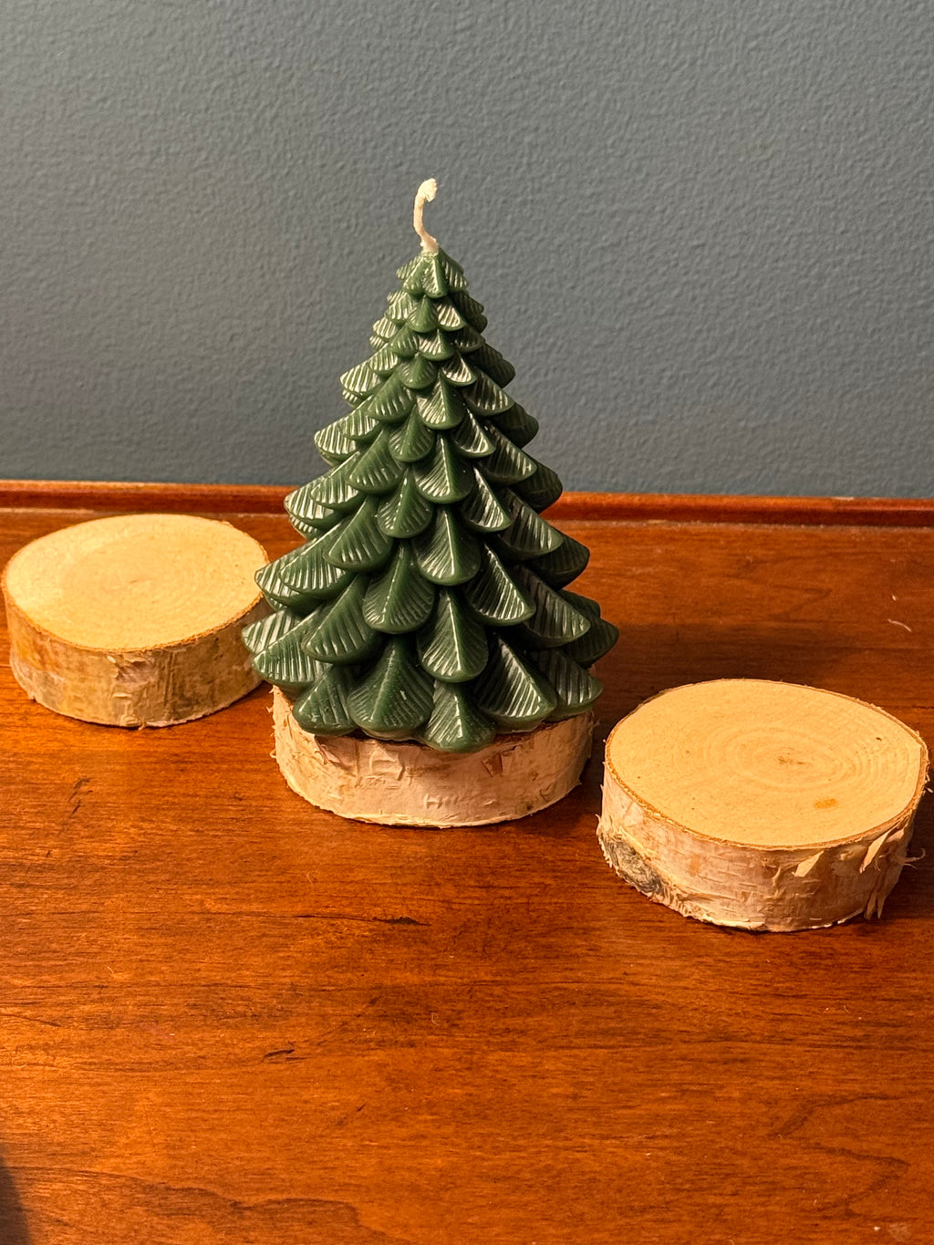 Holiday Pine Tree Candle — Handmade Soy Wax