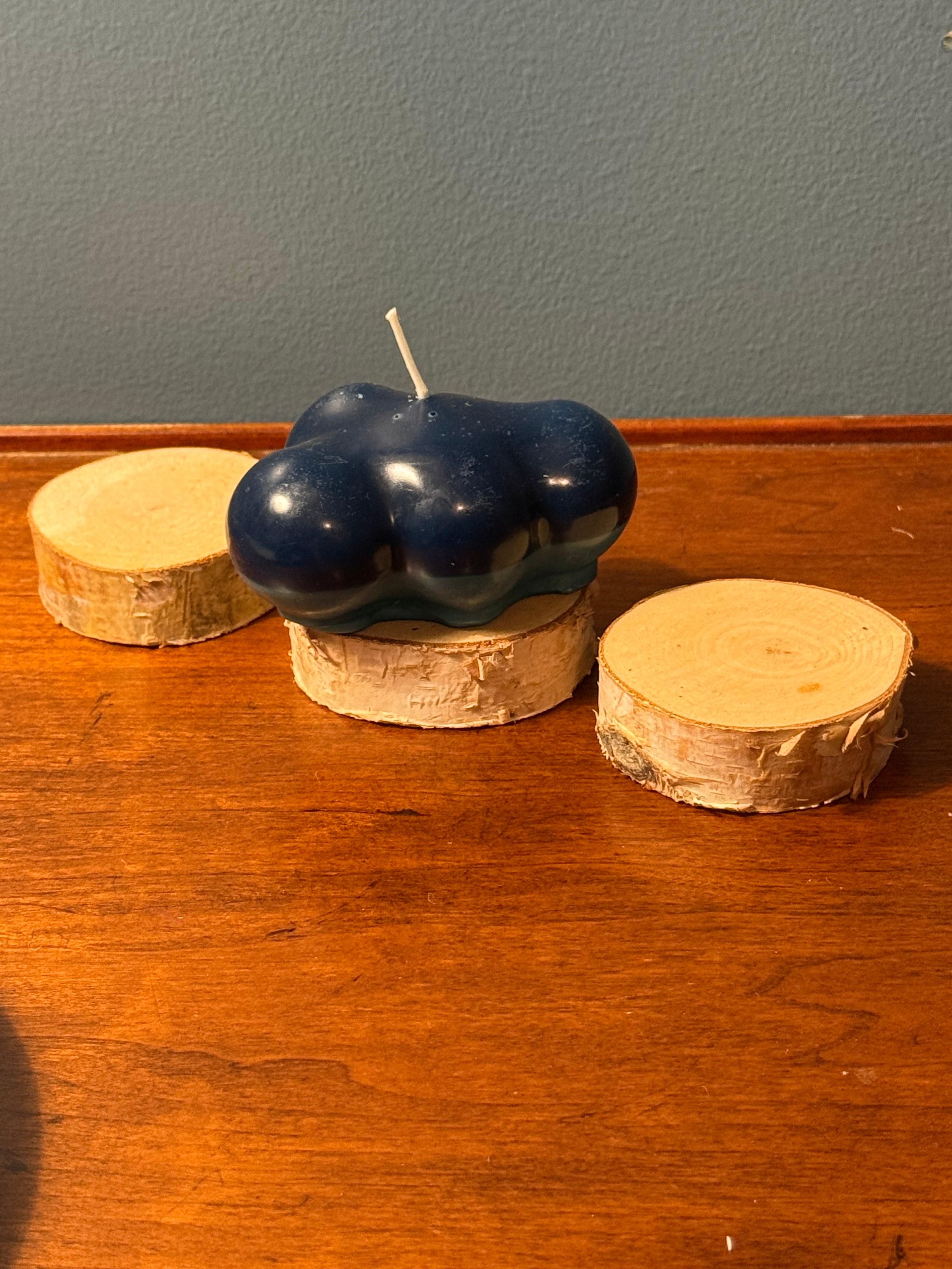 Blackberry Silk Cream Cloud Candle — Handmade Soy Wax