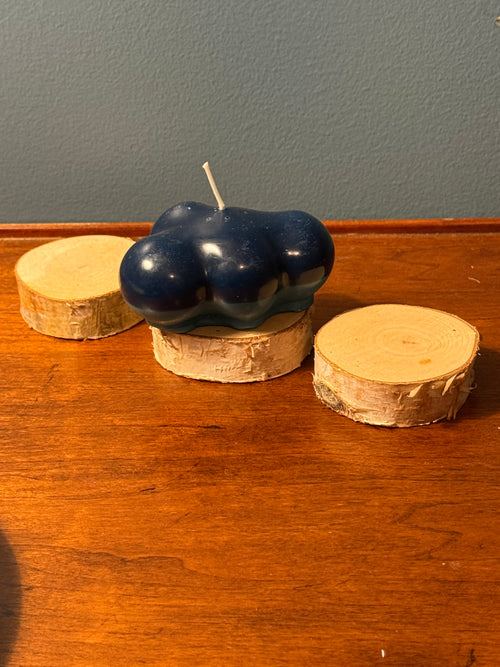 Blackberry Silk Cream Cloud Candle — Handmade Soy Wax