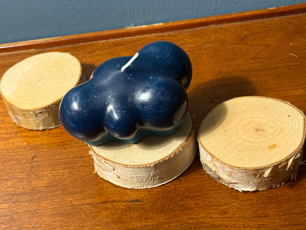 Blackberry Silk Cream Cloud Candle — Handmade Soy Wax